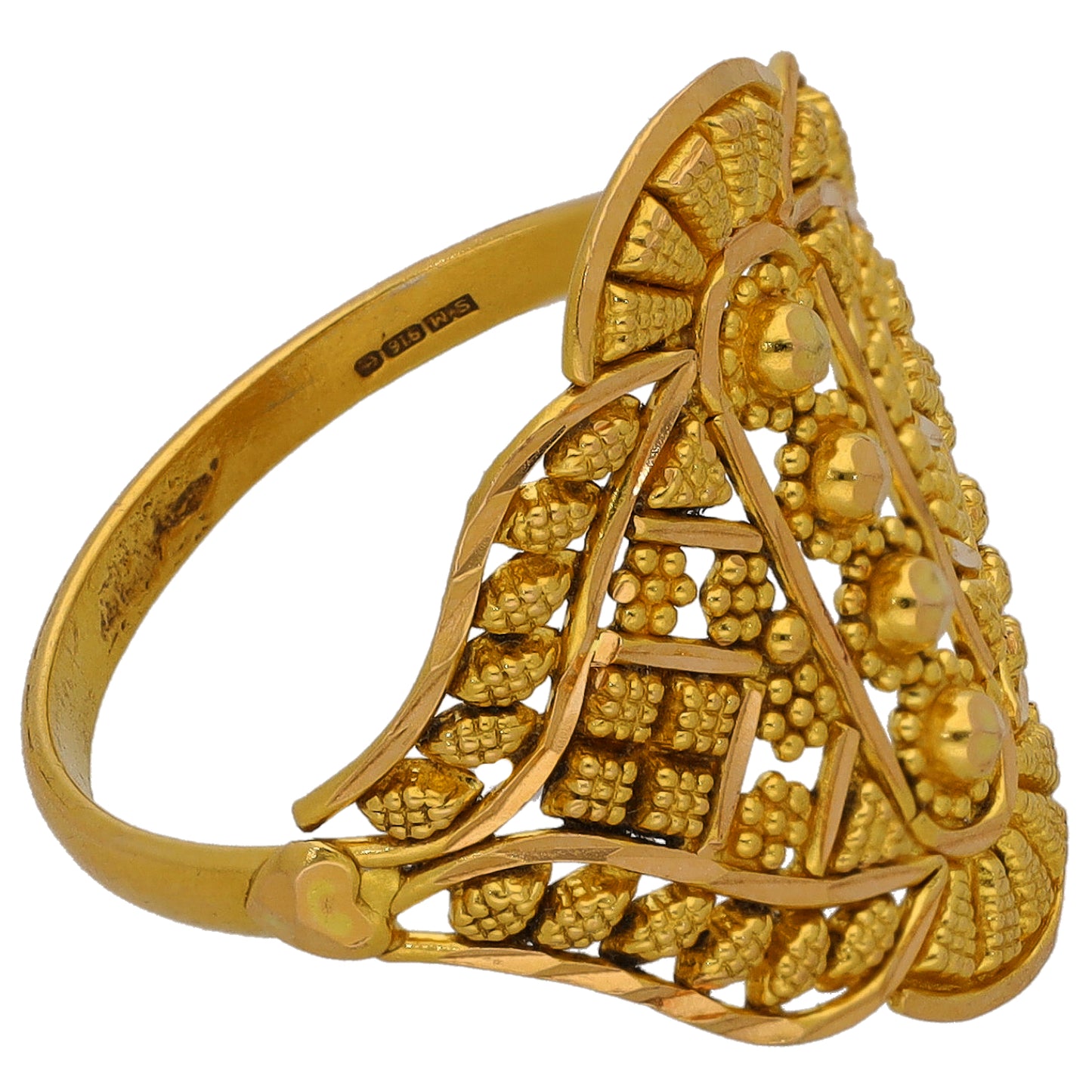 22ct Gold Alternative Ring Size O