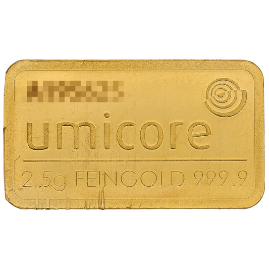 24ct 2.5g Gold Bar