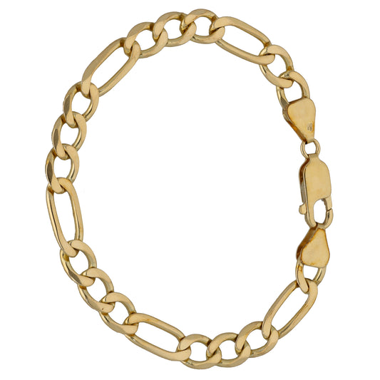 9ct Gold Figaro Bracelet