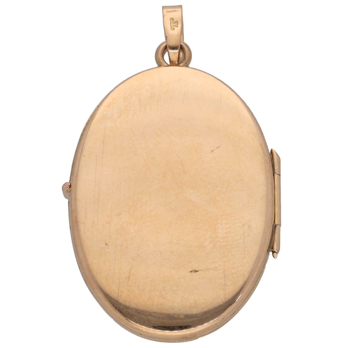 9ct Gold Patterned Locket Pendant