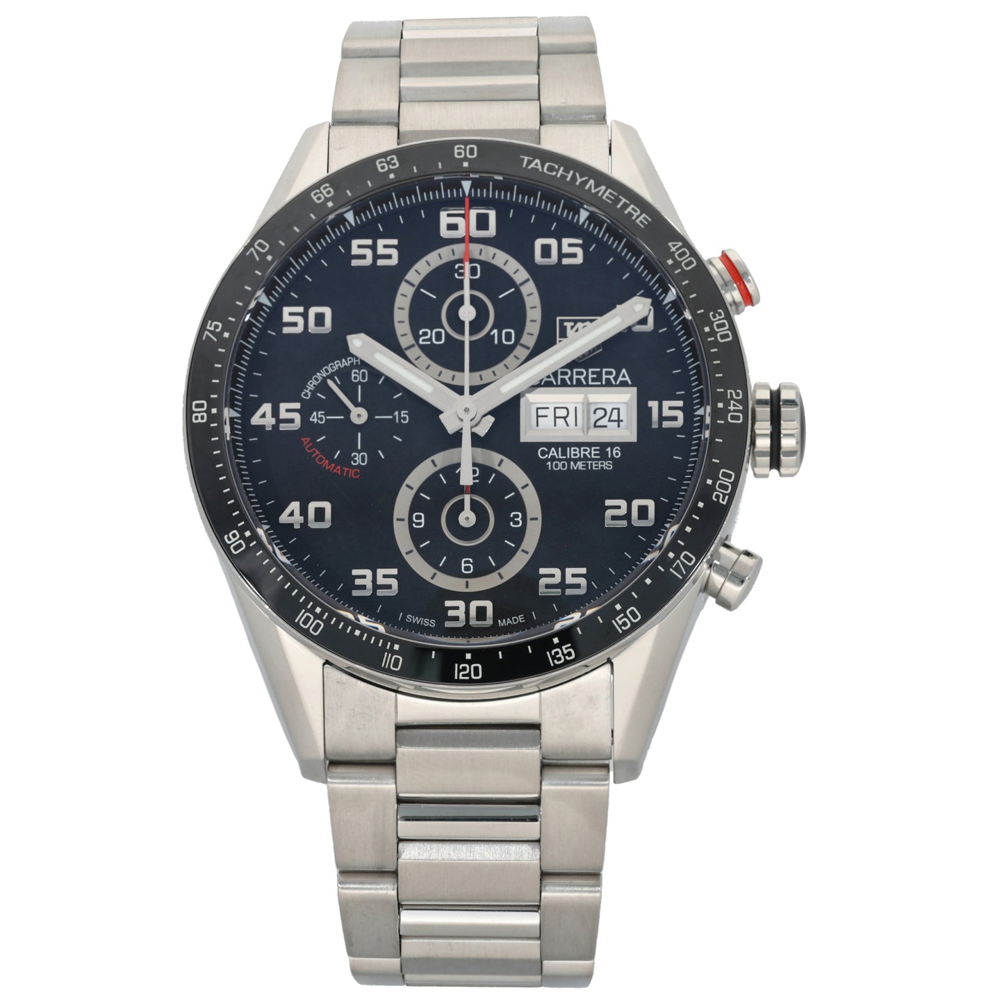Tag Heuer Carrera CV2A1R 44mm Stainless Steel Watch