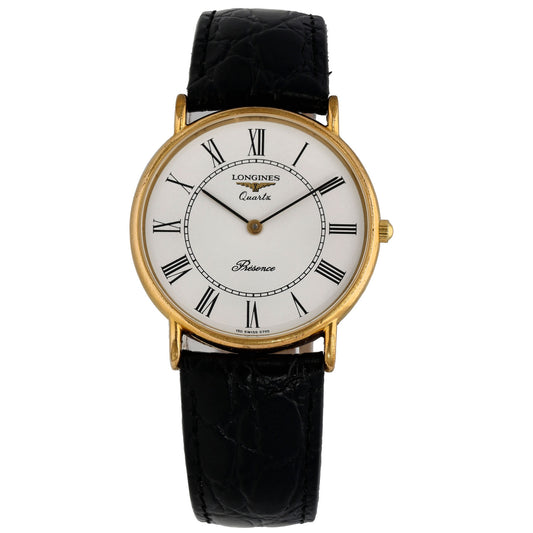 Longines Presence 32mm Gold Plated Watch