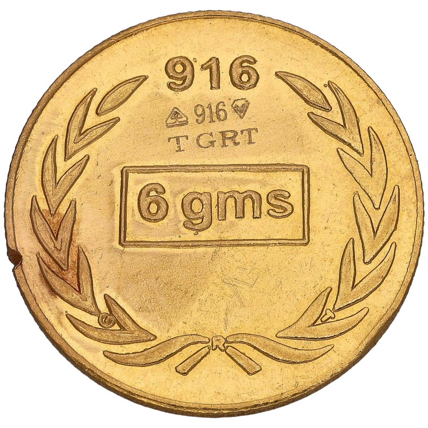 22ct Gold 6g Coin Bar