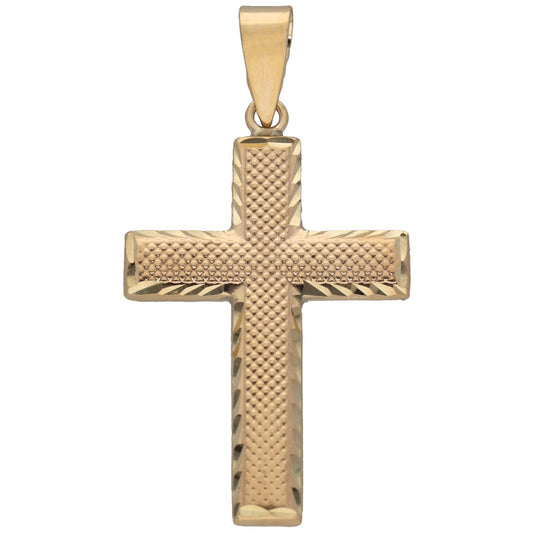 New 9ct Gold Cross Pendant