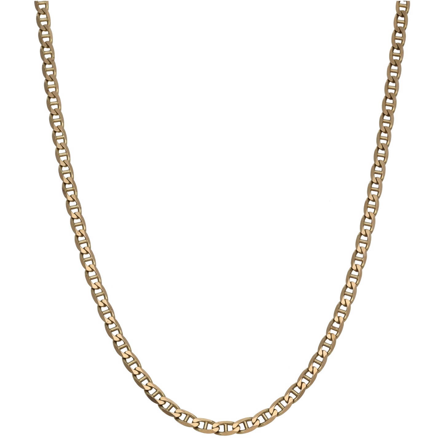 9ct Gold Curb Chain 20"