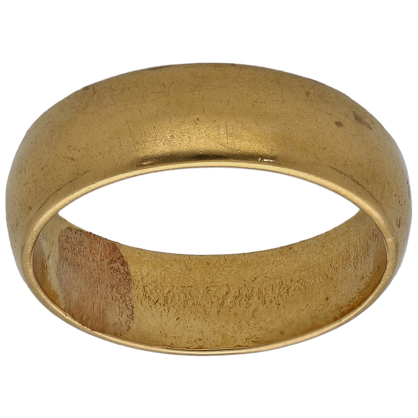 22ct Gold Plain Wedding Ring Size L