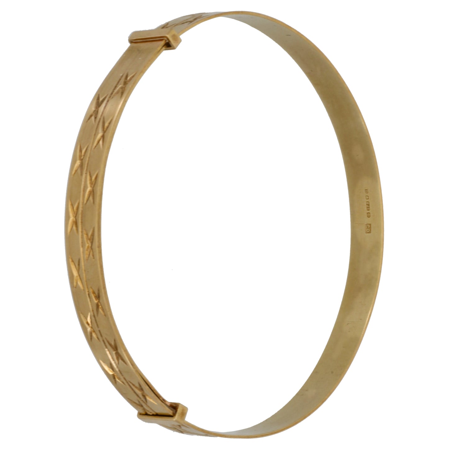 9ct Gold Expanding Bangle