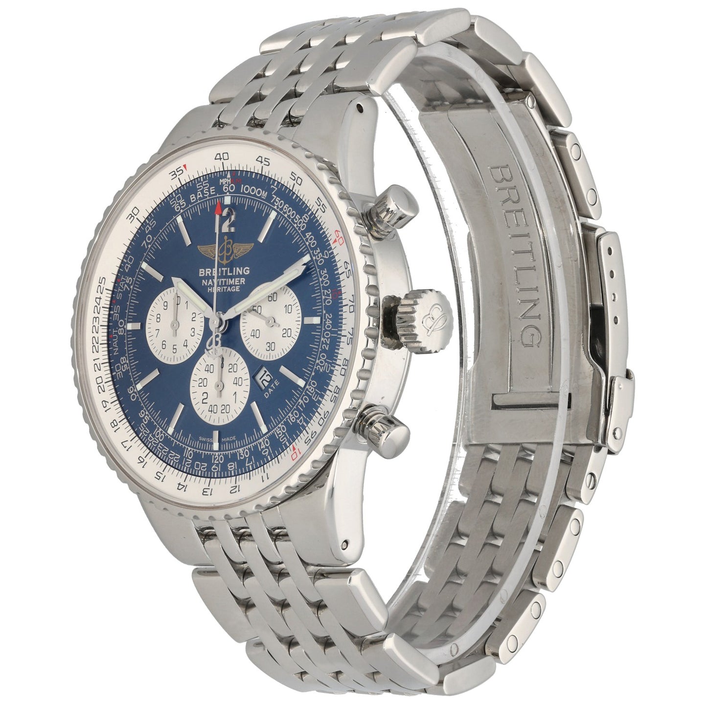 Breitling Navitimer Heritage A35340 43mm Stainless Steel Watch