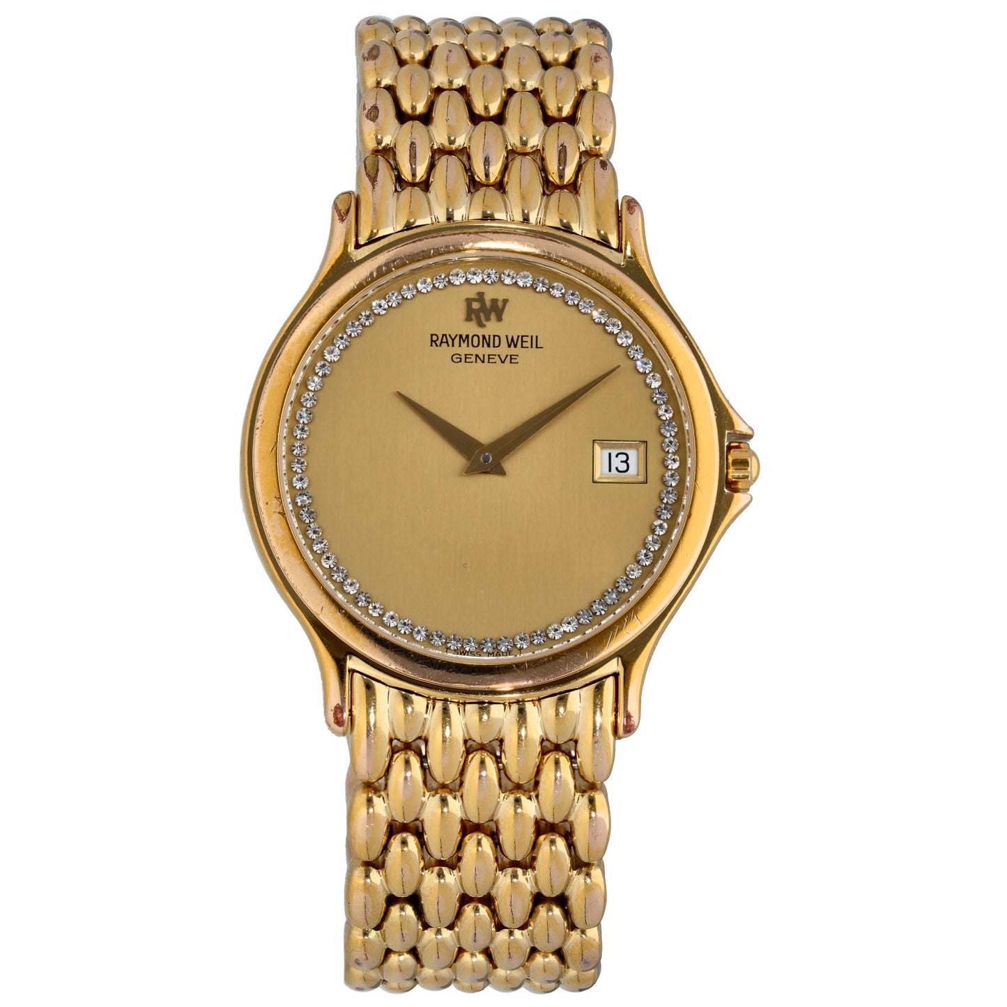 Raymond Weil Chorus 5568 33mm Gold Plated Watch
