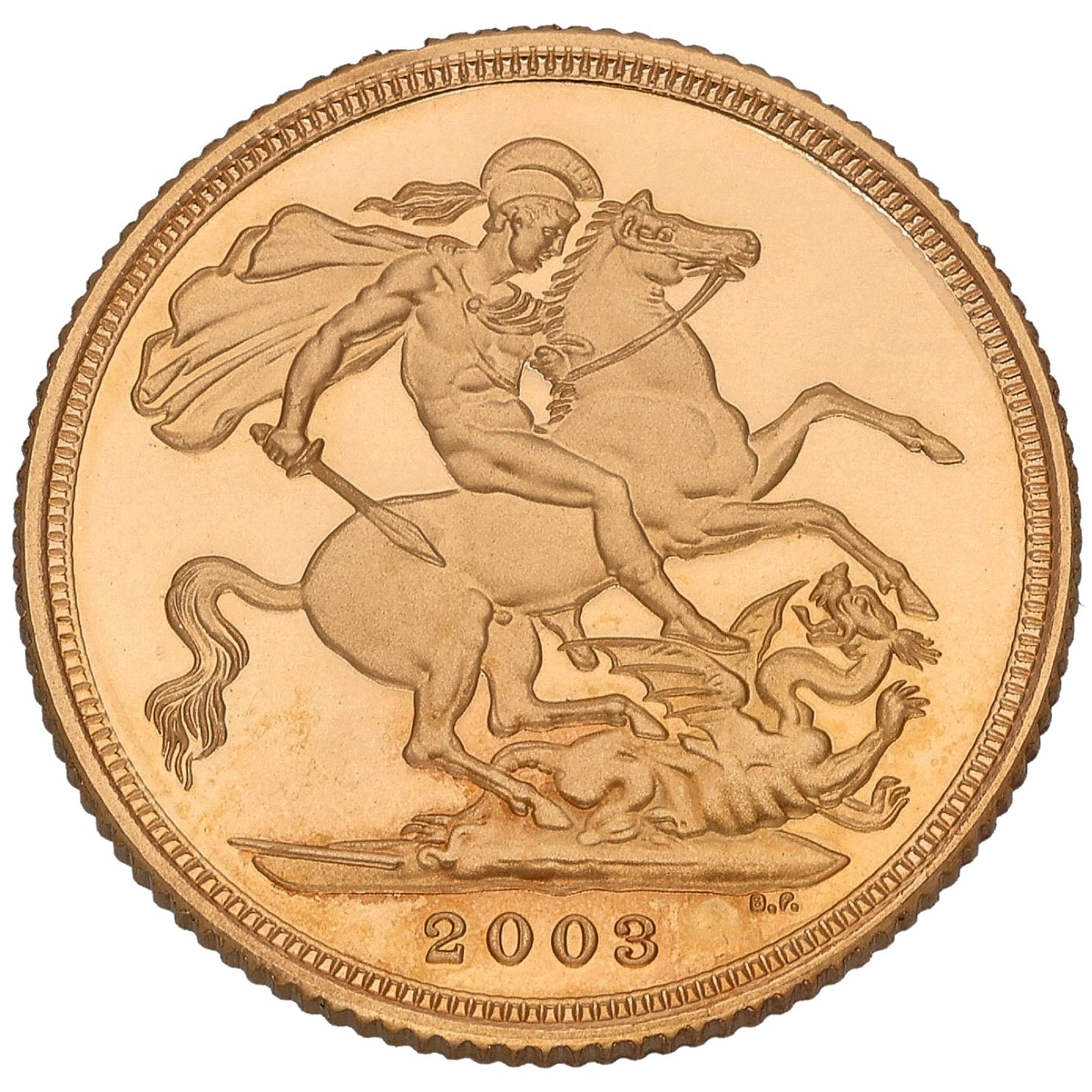 22ct Gold Queen Elizabeth II Full Sovereign Coin 2003