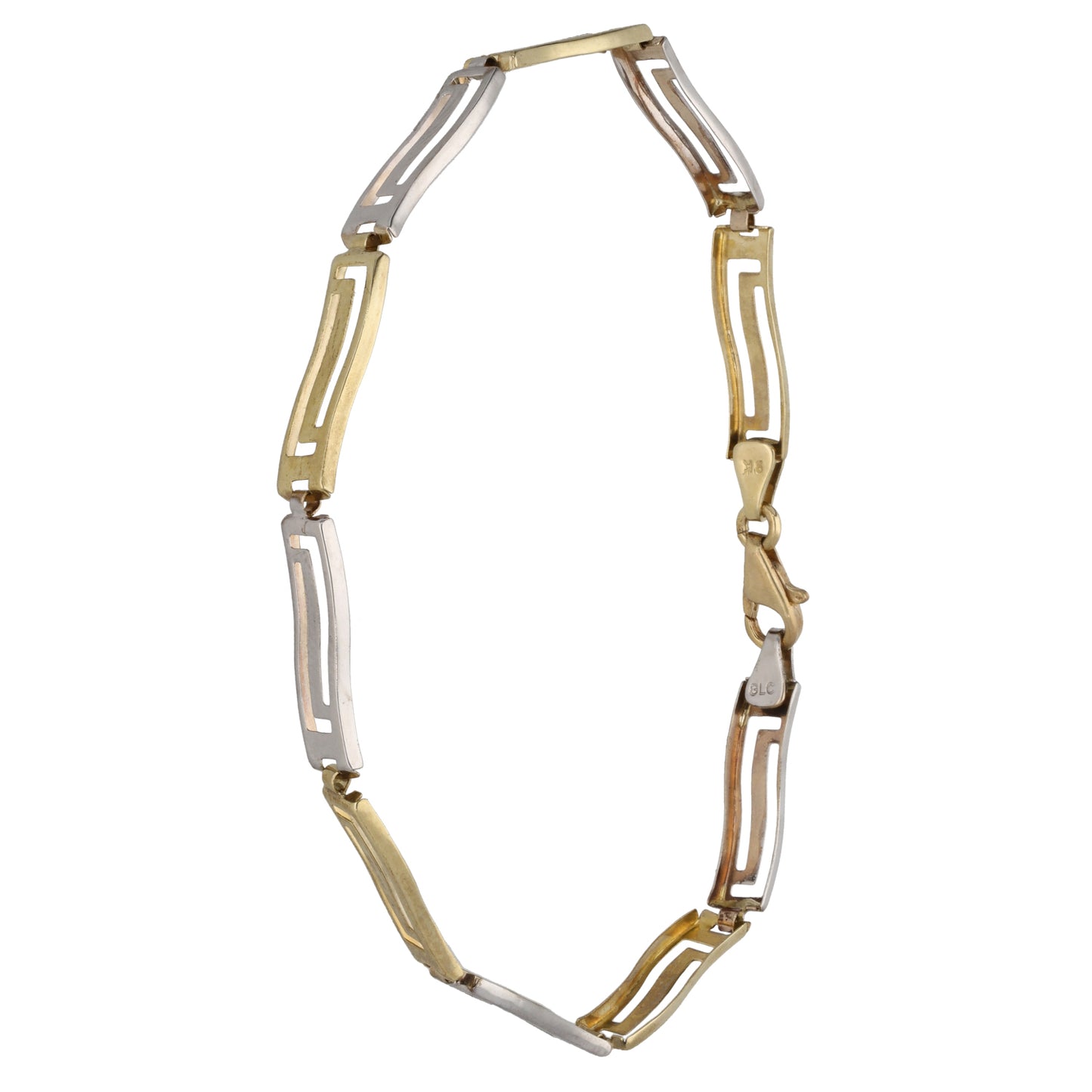 9ct Bi-Colour Gold Alternative Bracelet