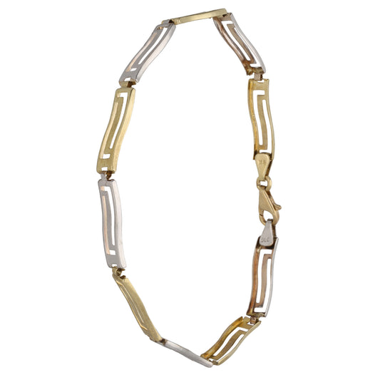 9ct Bi-Colour Gold Alternative Bracelet