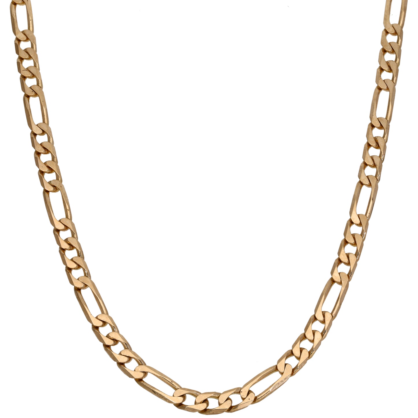 9ct Gold Figaro Chain 18"