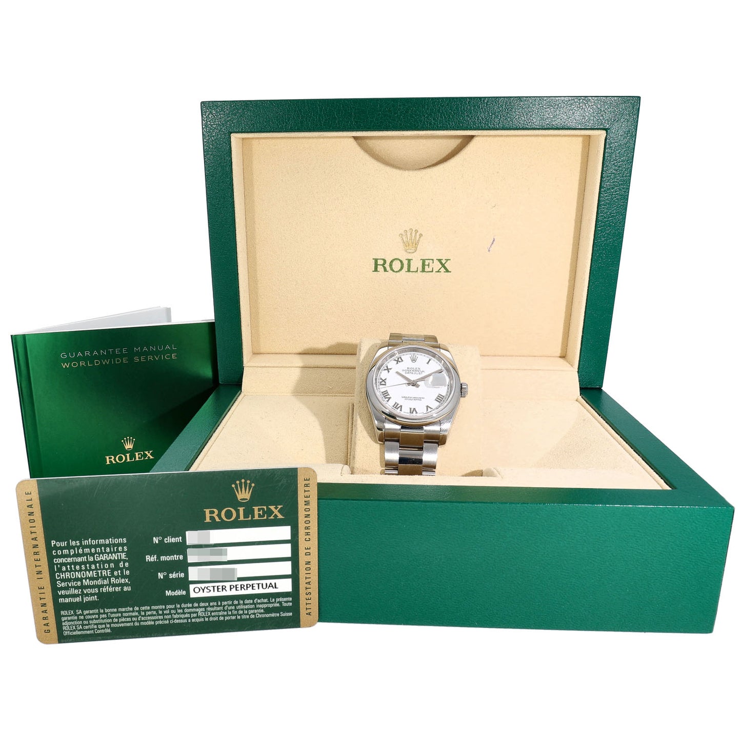 Rolex Datejust 116200 36mm Stainless Steel Watch