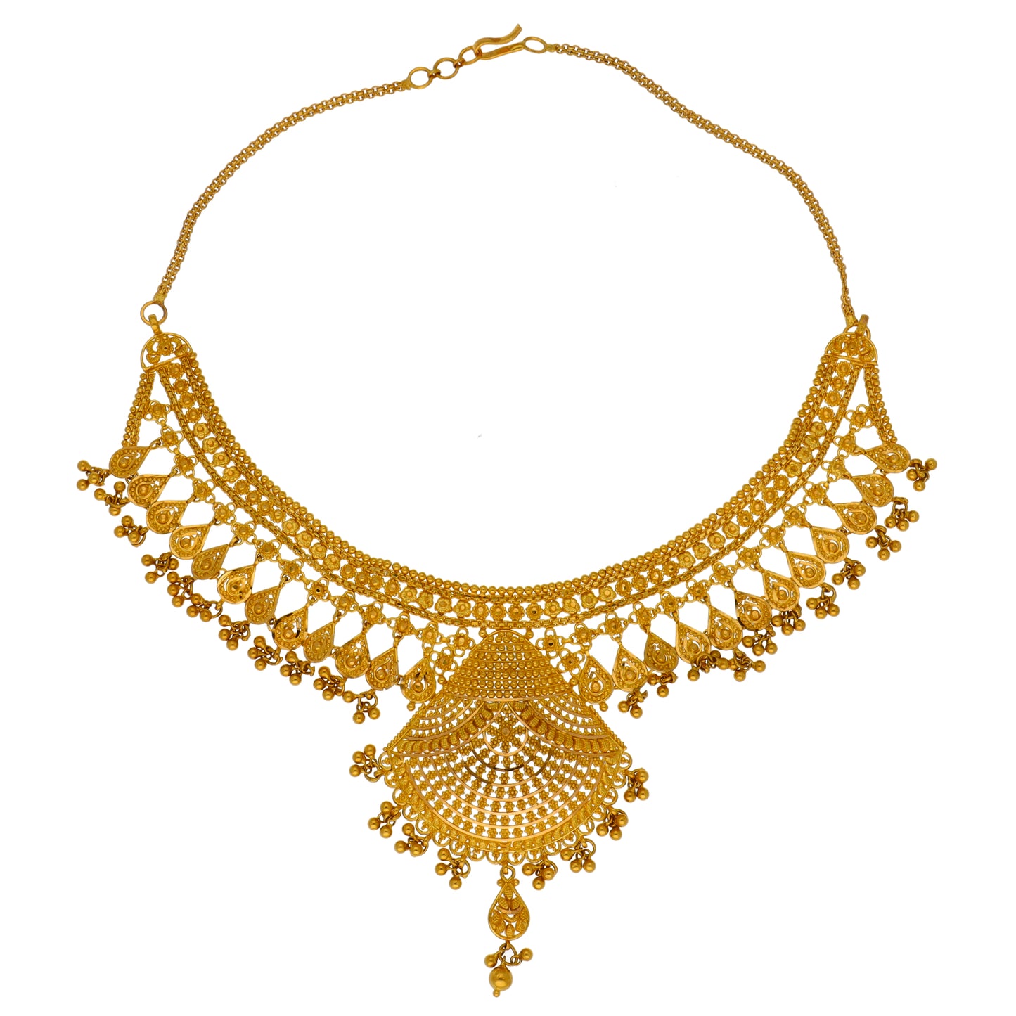 22ct Gold Fancy Necklace 14"