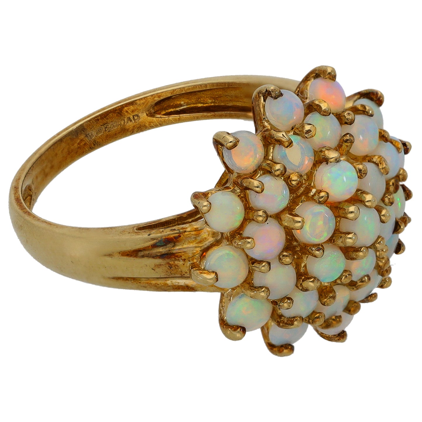 9ct Gold Opal Dress/Cocktail Ring Size P