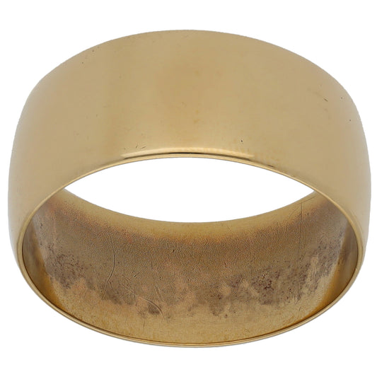 9ct Gold Plain Wedding Ring Size S