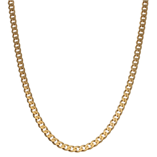 9ct Gold Curb Chain 30"