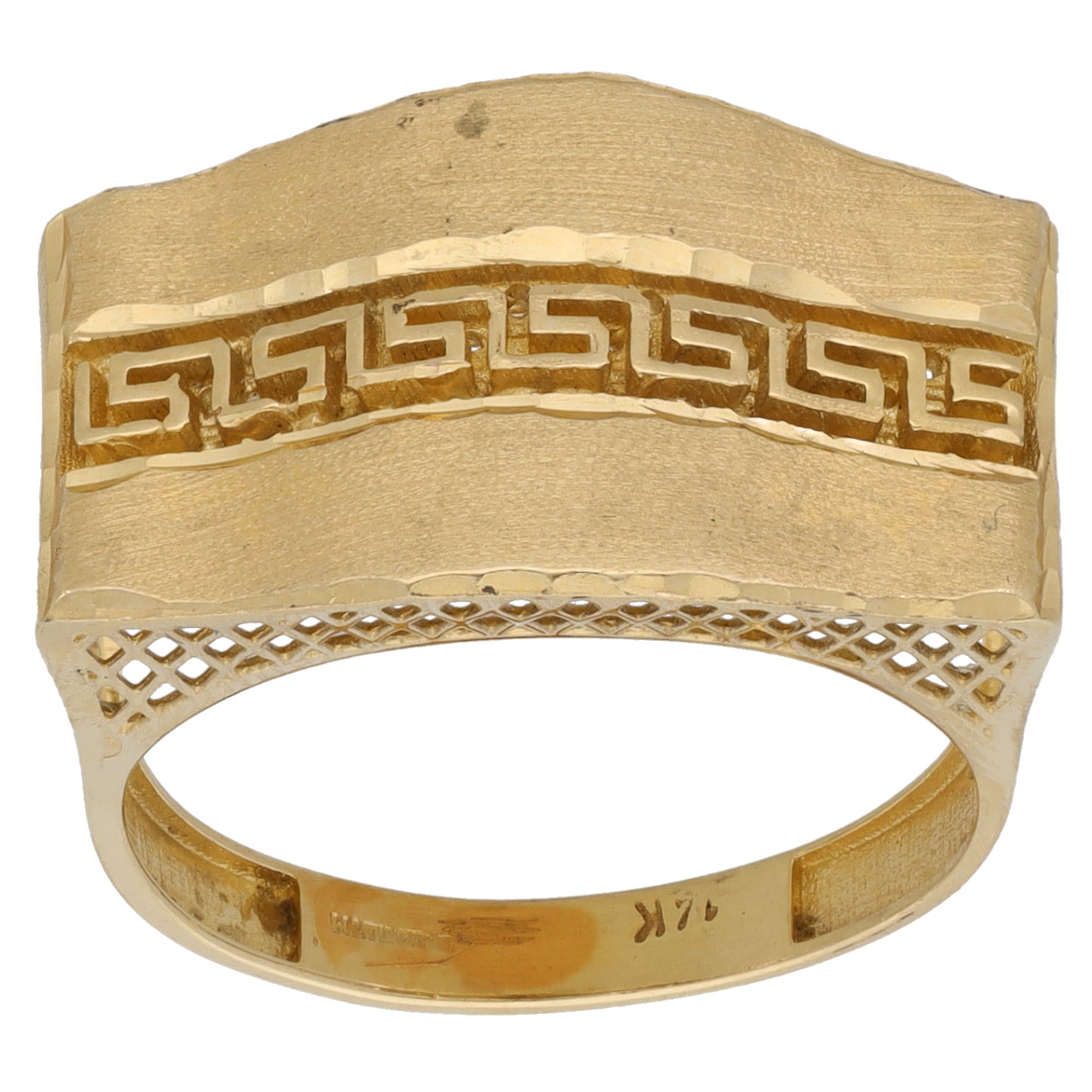 14ct Gold Alternative Ring Size P