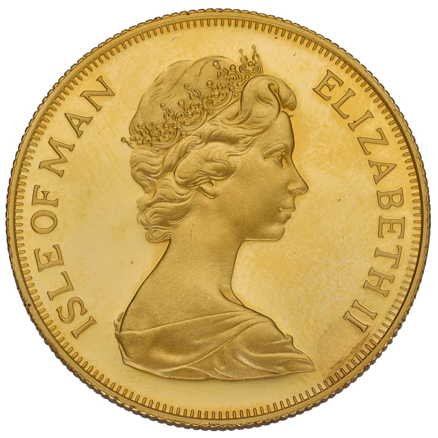 22ct Gold Isle Of Man Double Sovereign Coin 1974
