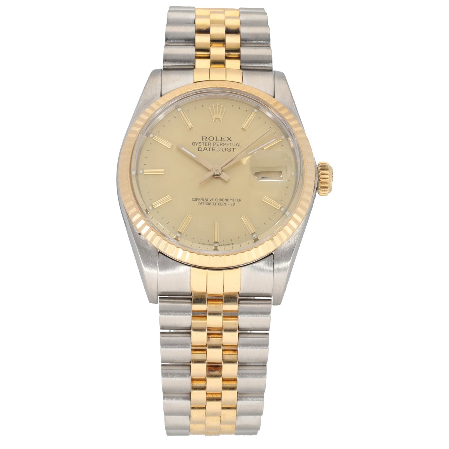 Rolex Datejust 16013 36mm Bi-Colour Watch - Reduced