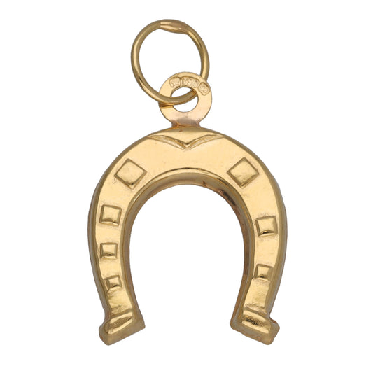 18ct Gold Horseshoe Pendant