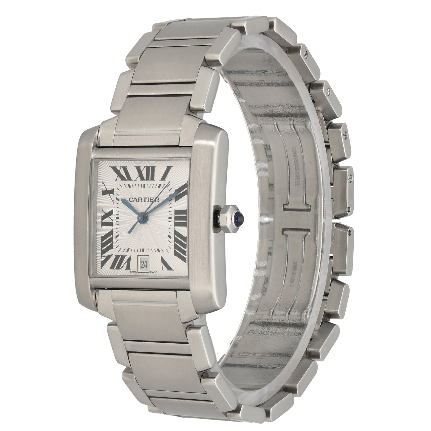 Cartier Tank Francaise W51002Q3 28mm Stainless Steel Watch