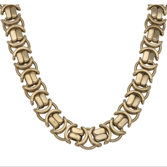 9ct Gold Byzantine Chain 24"