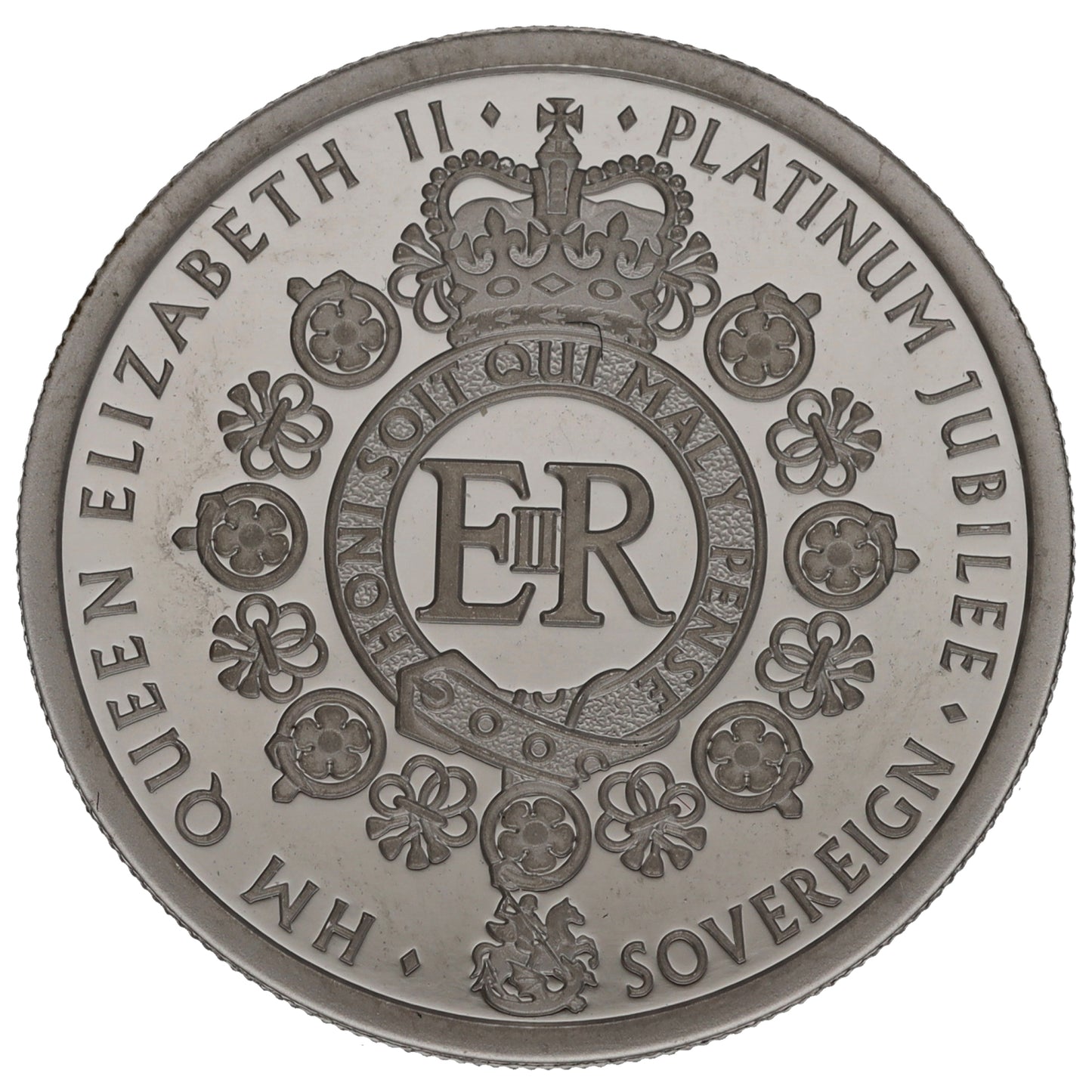 Platinum Queen Elizabeth II Platinum Jubilee Coin 2022
