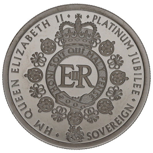 Platinum Queen Elizabeth II Platinum Jubilee Coin 2022