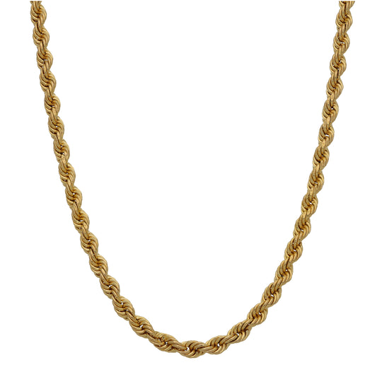 9ct Gold Rope Chain 18"