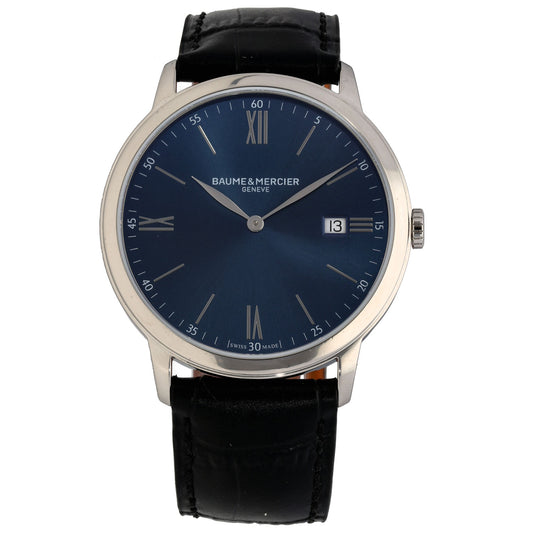 Baume Et Mercier Classima 65809 40mm Stainless Steel Watch