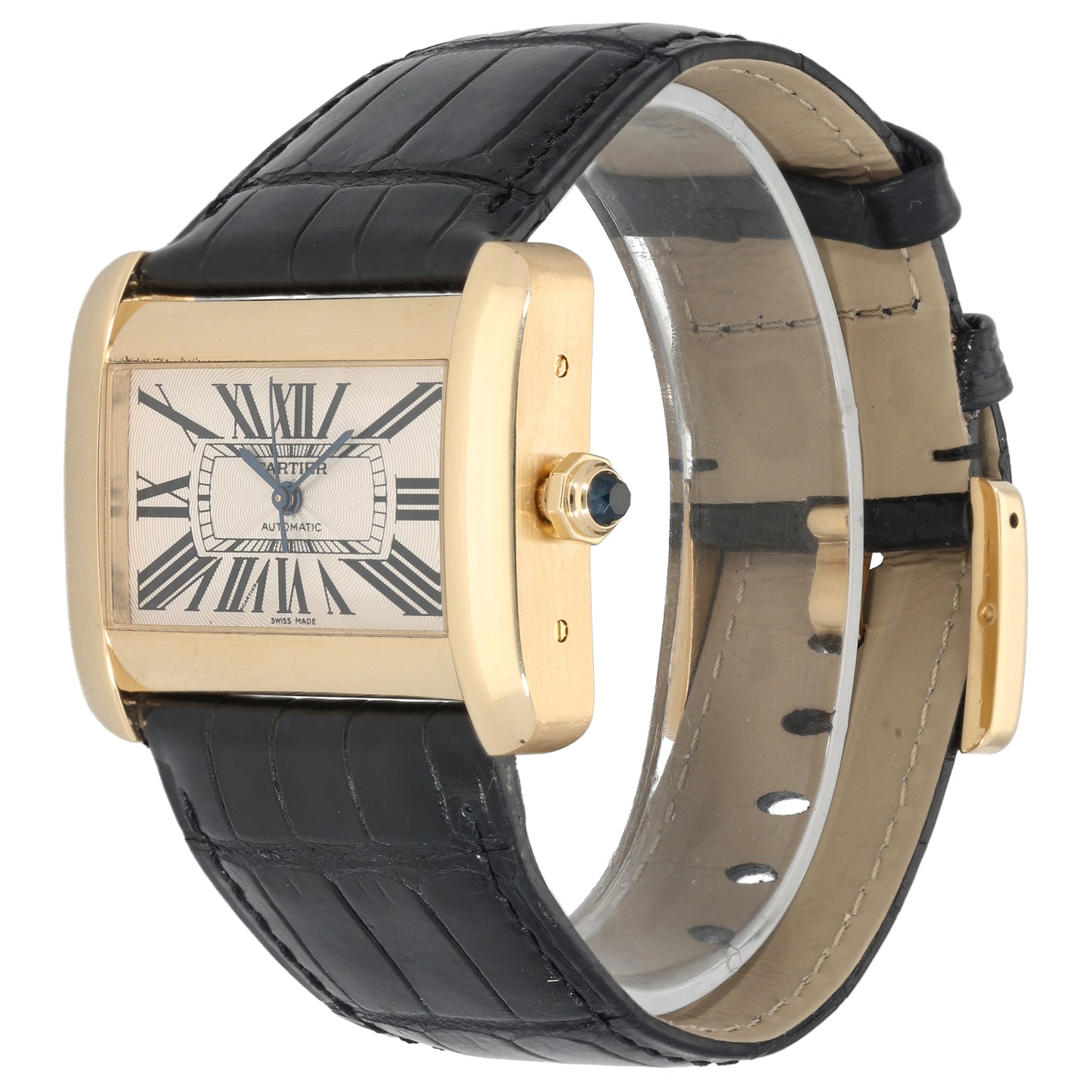 Cartier Divan 2603 38mm Gold Watch