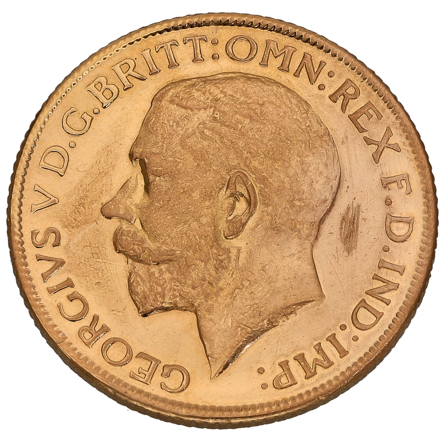 22ct Gold King George V Full Sovereign Coin 1912