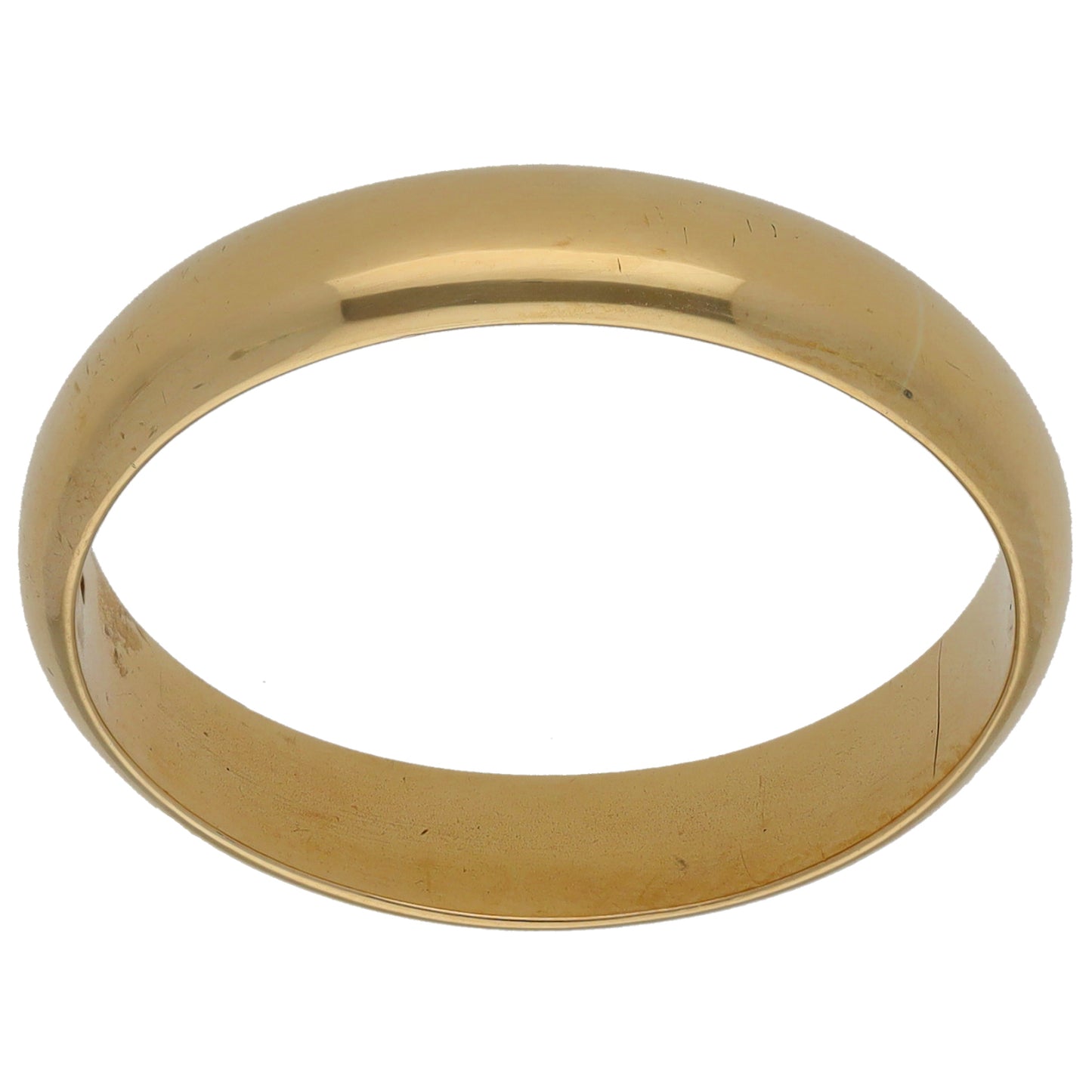 9ct Gold Plain Wedding Ring Size X