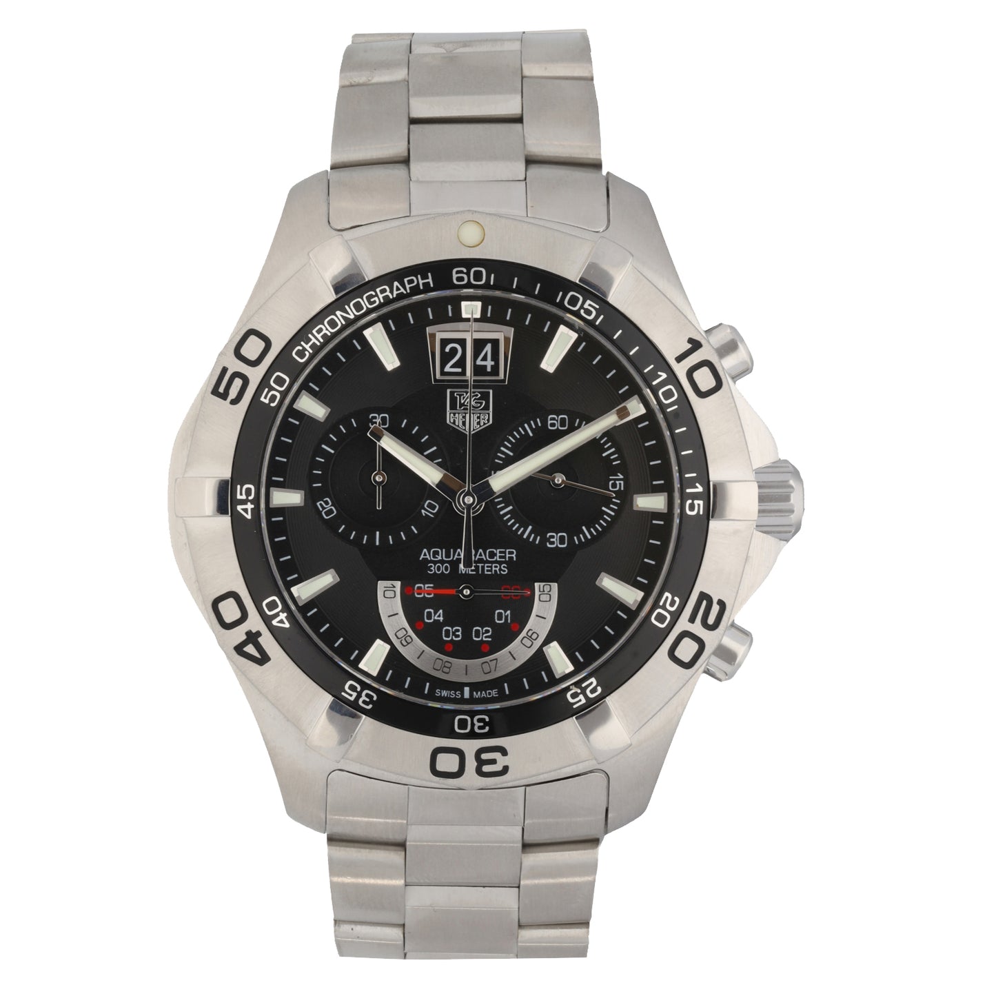 Tag Heuer Aquaracer CAF101A 43mm Stainless Steel Watch