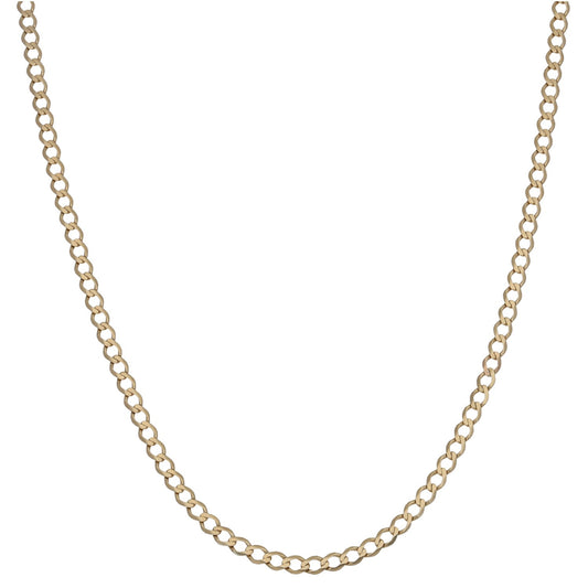 9ct Gold Curb Chain 16"