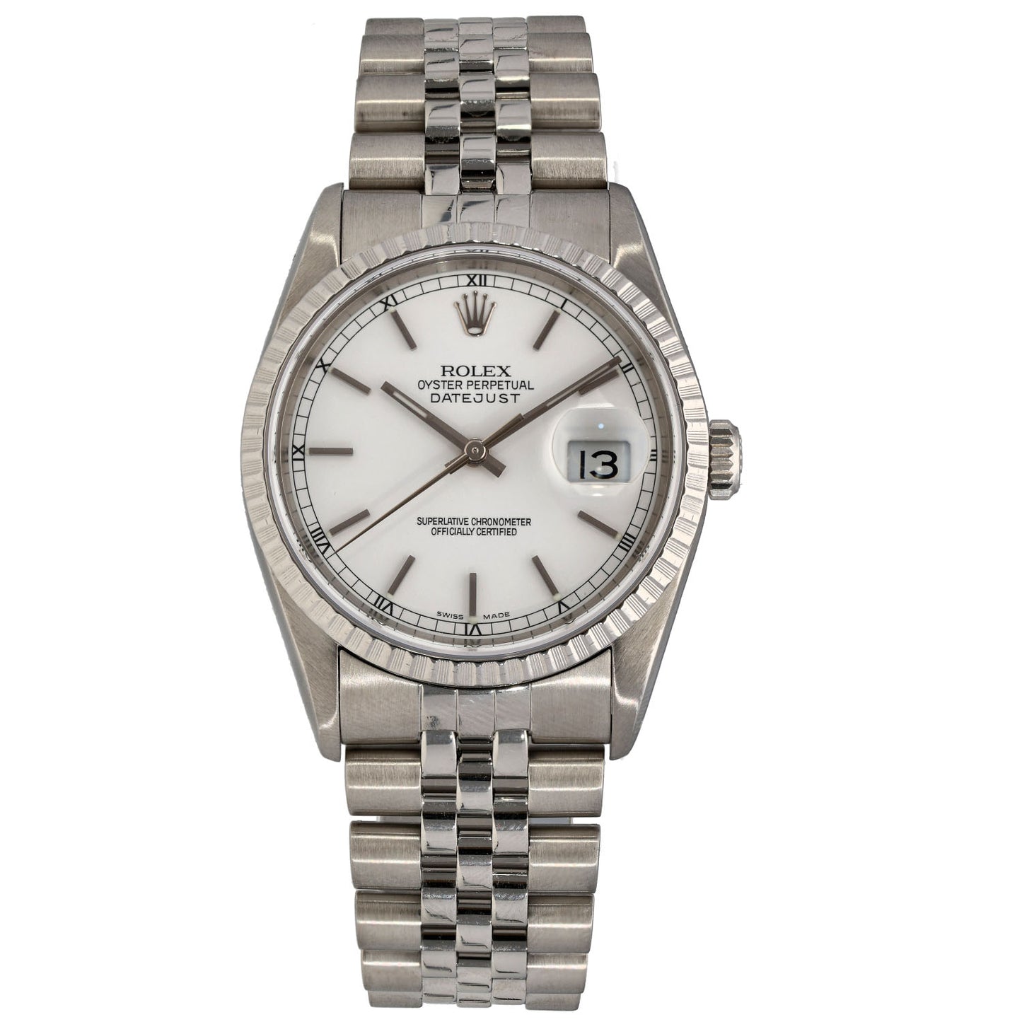 Rolex Datejust 16220 36mm Stainless Steel Watch