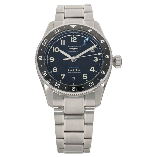 Longines Spirit Zulu Time L3.802.4 39mm Stainless Steel Watch