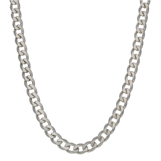 Sterling Silver Curb Chain 24"