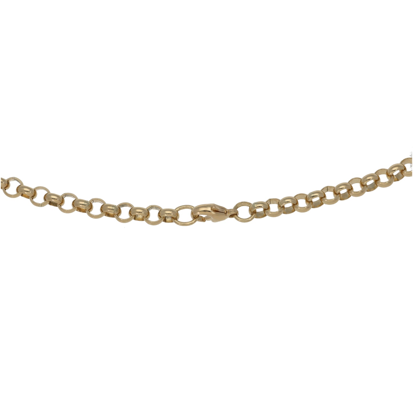 9ct Gold Belcher Chain 18"