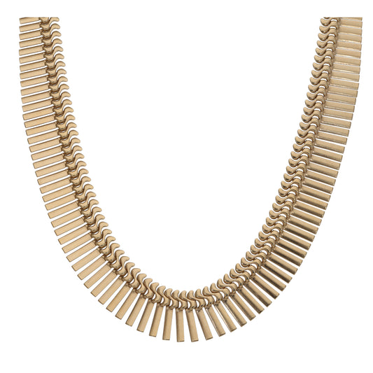 9ct Gold Fancy Necklace 14"