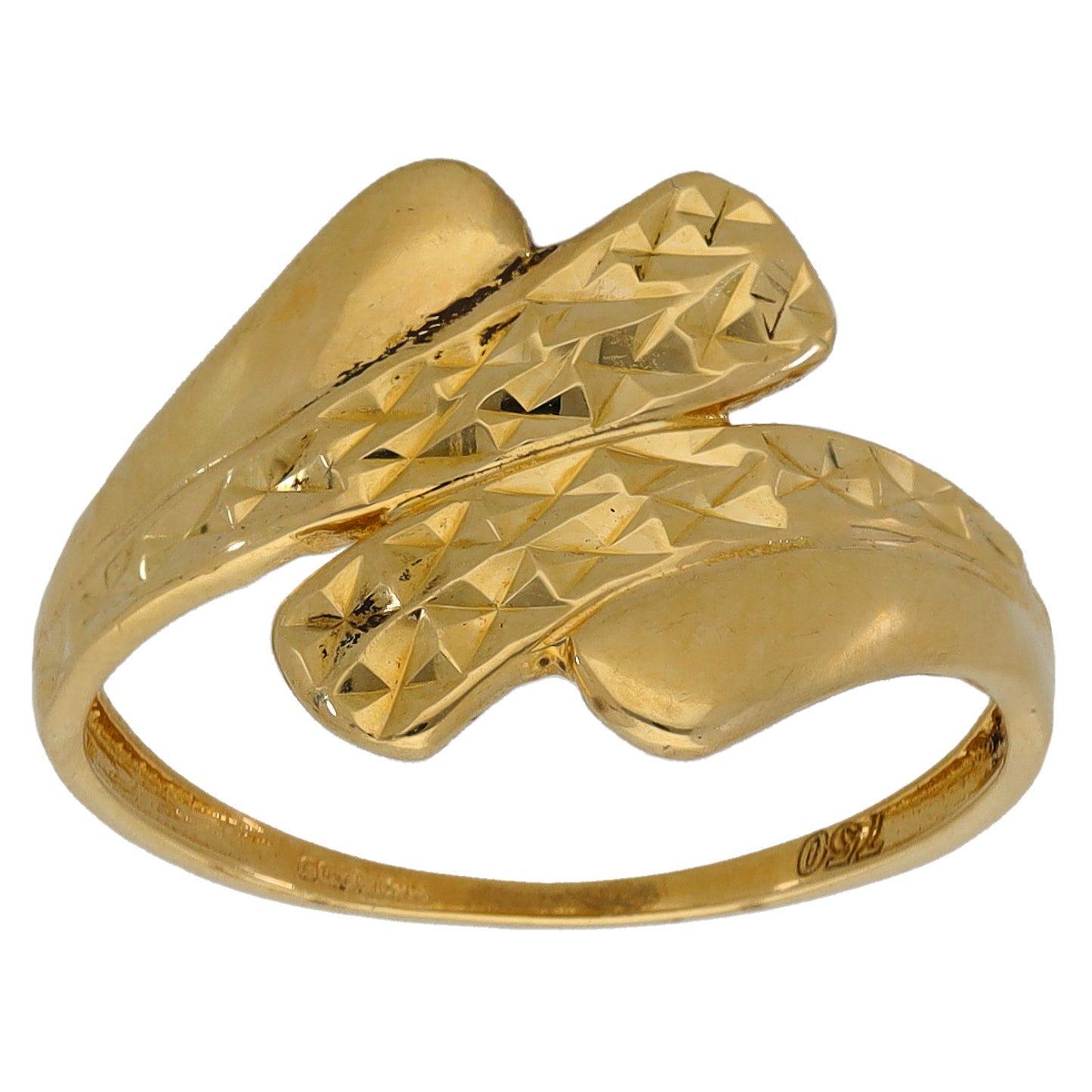 18ct Gold Alternative Ring Size P