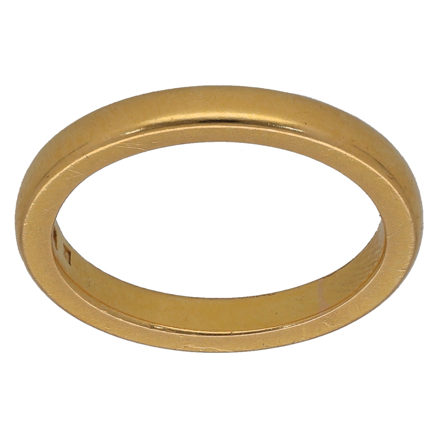 22ct Gold Plain Wedding Ring Size K