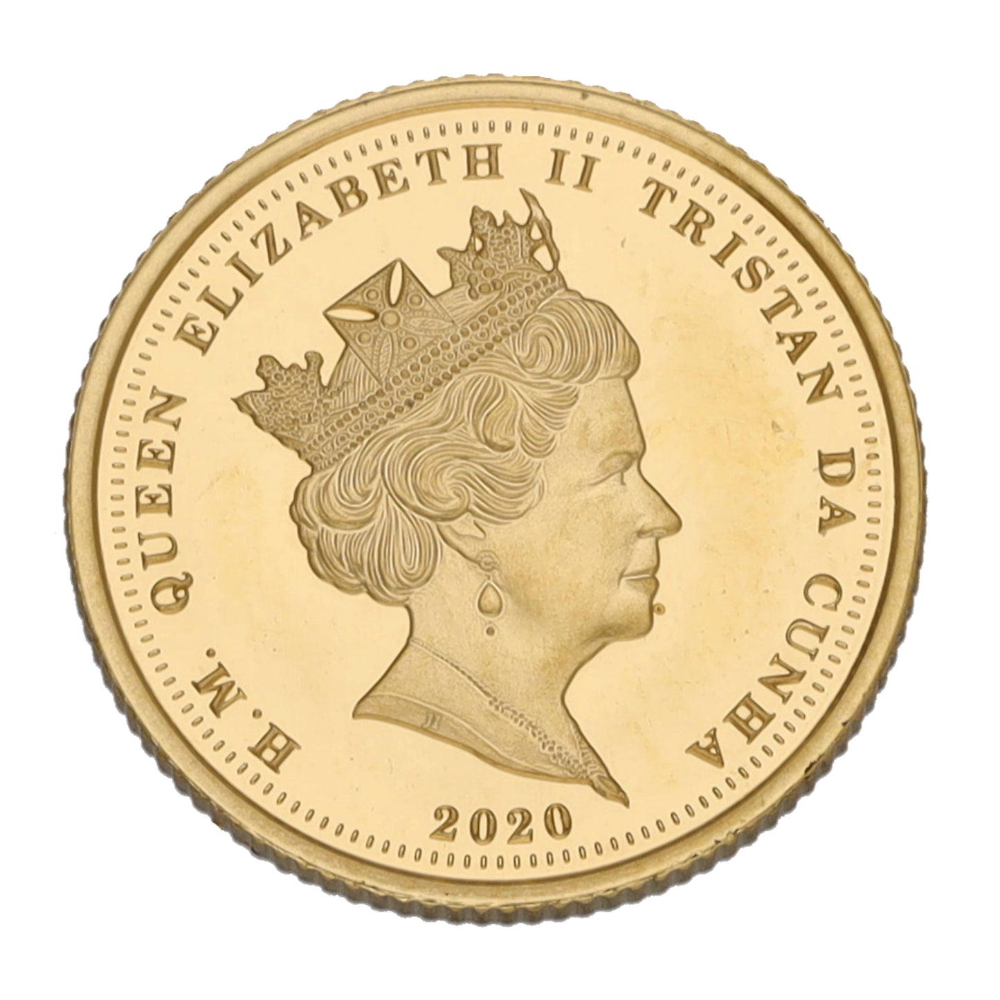 22ct Gold Queen Elizabeth II Quarter Sovereign Coin 2020