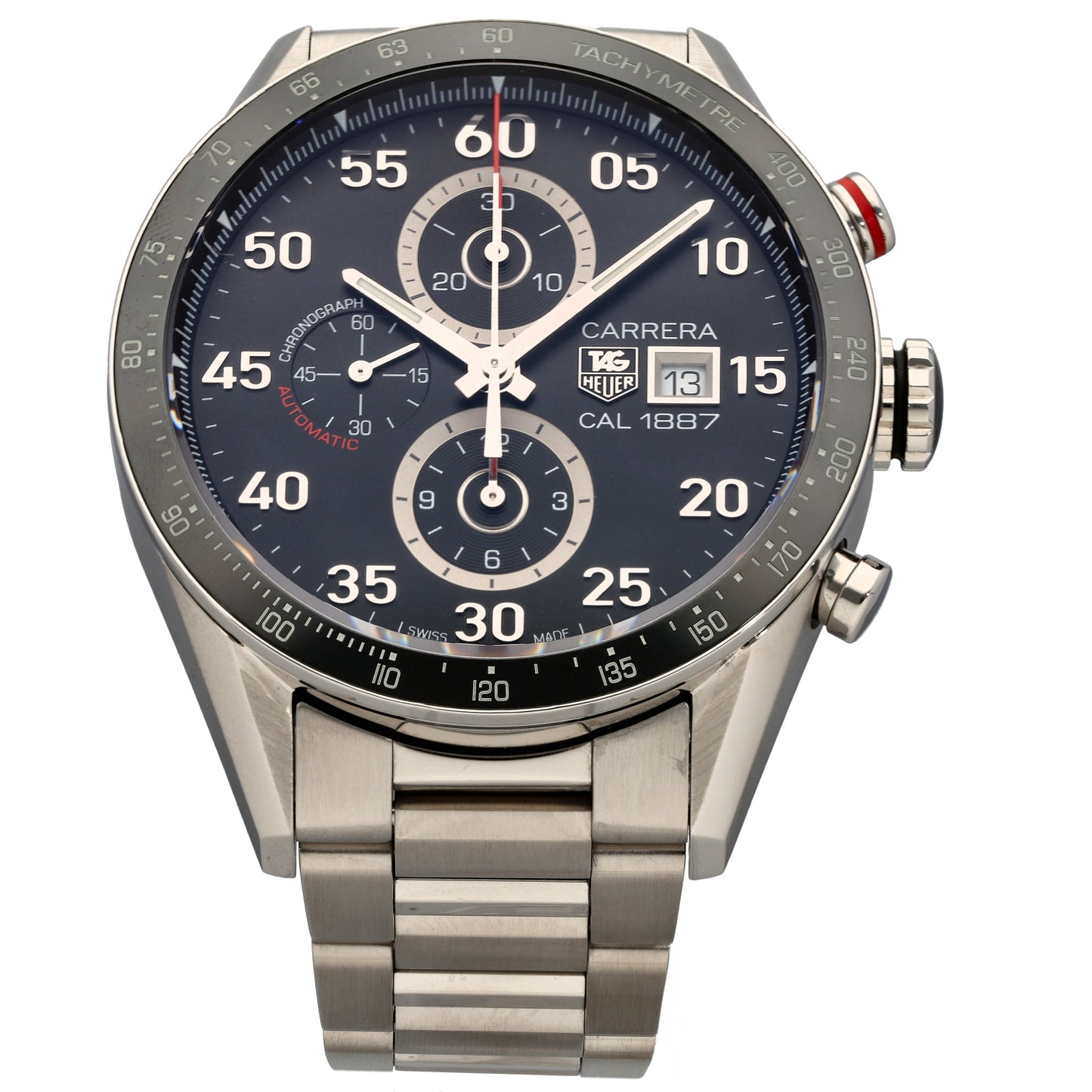 Tag Heuer Carrera CAR2A10-0 43mm Stainless Steel Watch