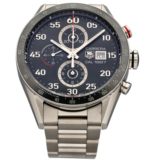 Tag Heuer Carrera CAR2A10-0 43mm Stainless Steel Watch