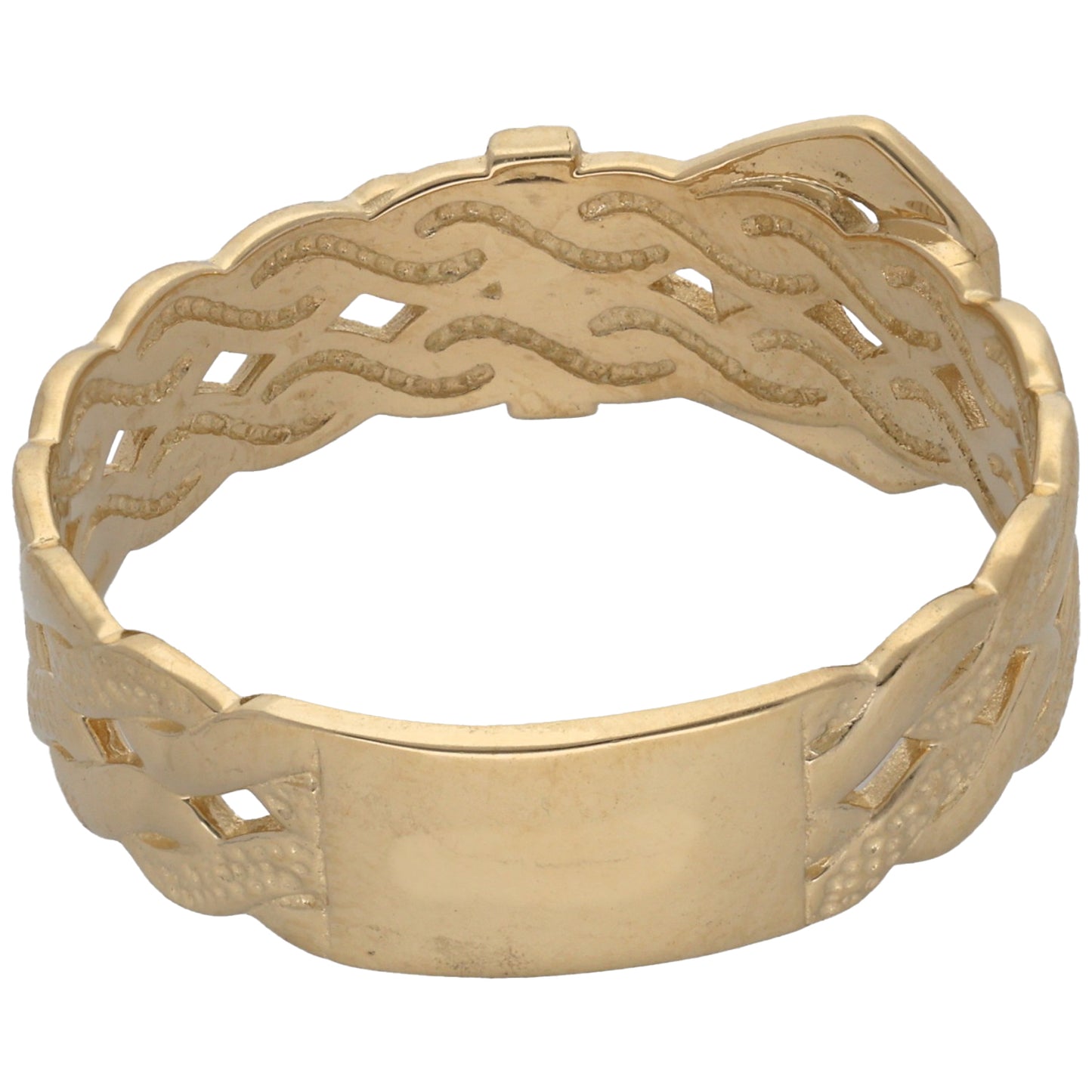 New 9ct Gold Buckle Ring