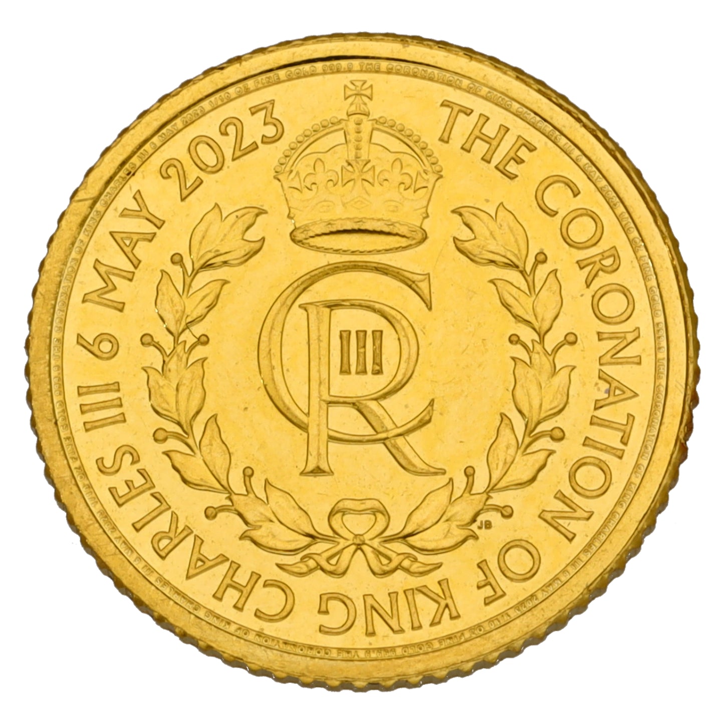 22ct Gold The Coronation Of King Charles III 1/10 OZ 2023