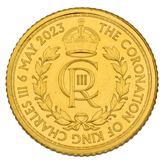 22ct Gold The Coronation Of King Charles III 1/10 OZ 2023